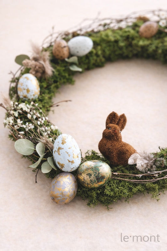 Lieldienu vainags - dari pats komplekts "Zaķis"