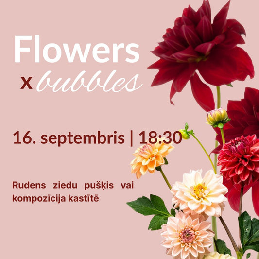 Flowers x bubbles (rudens ziedi) (16.09.)